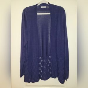 3XL, Blue 89th + Madison, Full Length Sleeve, Very Pretty, Light Weight.